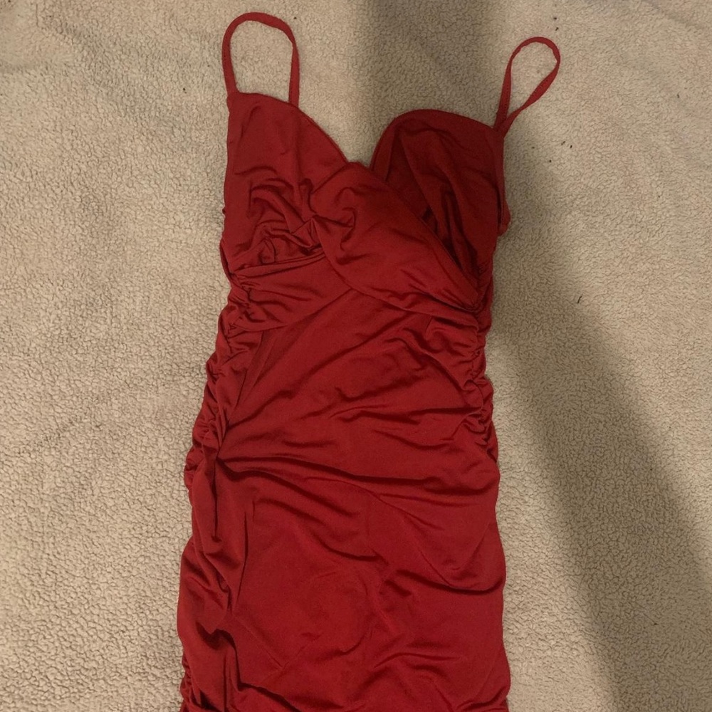 sexy red bodycon dress, perfect condition